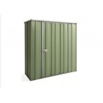 Spanbilt Yardsaver Yardstore Slimline F52-S Colour 1.76m x 0.72m x 1.80m Flat Roof Garden Shed Small Garden Sheds